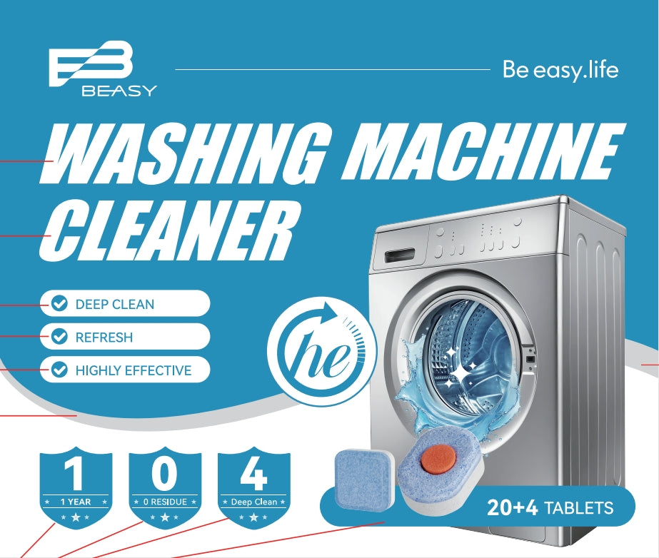 Beasy Washing Machine Cleaner Tablets 24 Pack